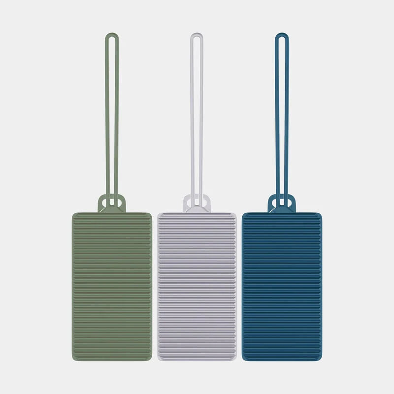 Travelon Set of 3 Silicone Privacy Luggage Tags