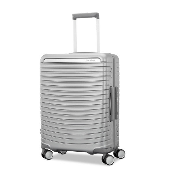 Samsonite Framelock Max Carry On Spinner Glacial Silver