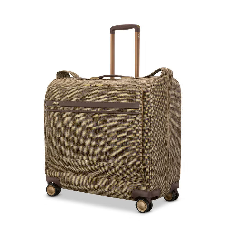 Hartmann Tweed ll Spinner Garment Bag Tweed/Natural Leather