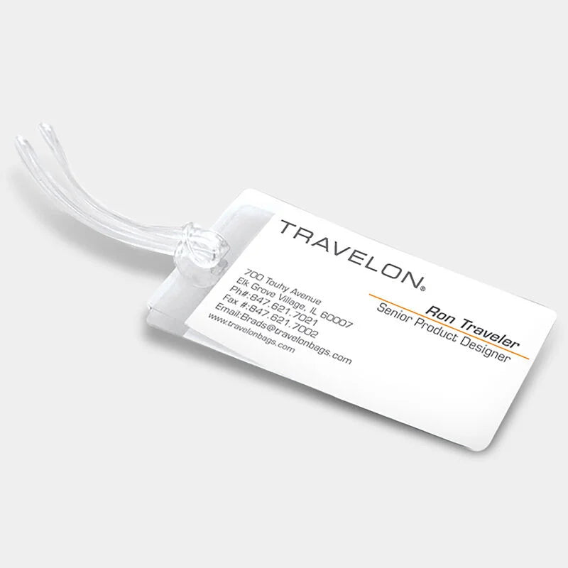 Travelon Set of 3 Self-Laminating Luggage Tags