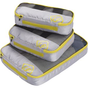 Go Travel Triple Packing Cubes (Yellow)