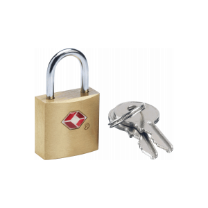 Go Travel TSA Brass Key Padlock