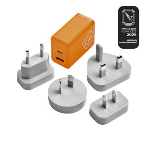 Go Travel Worldwide USB-A & USB-C GaN Charger 65W