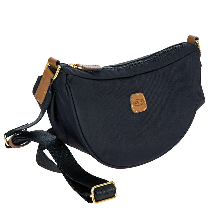 Brics X-Travel MIni Halfmoon Bag Navy