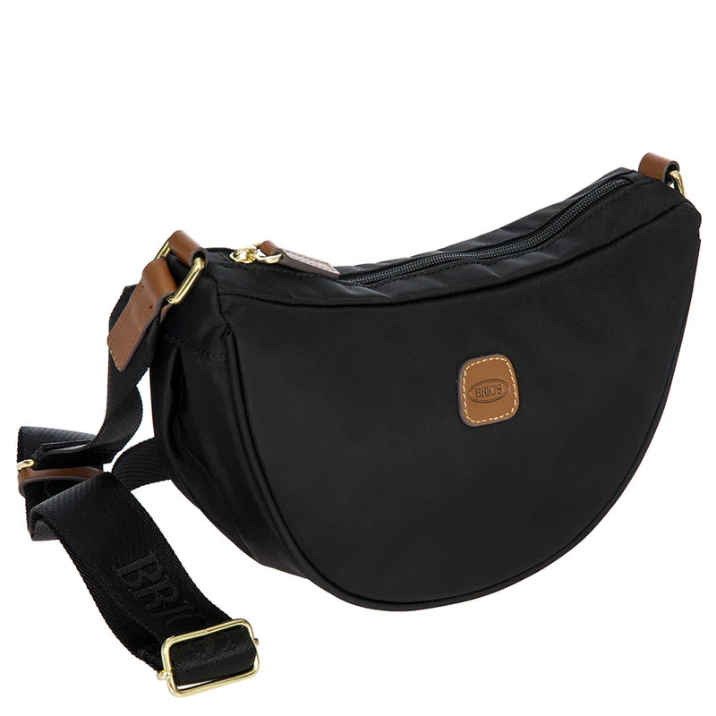 Brics X-Travel Mini Halfmoon Bag Black