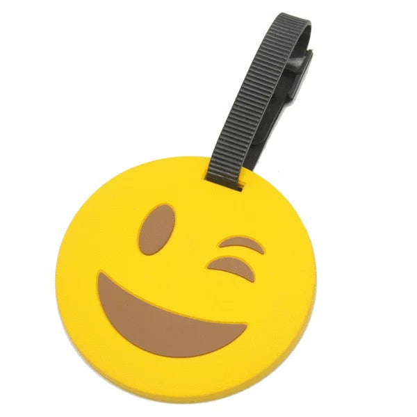 Voltage Valet Emoji Tag Wink Yellow