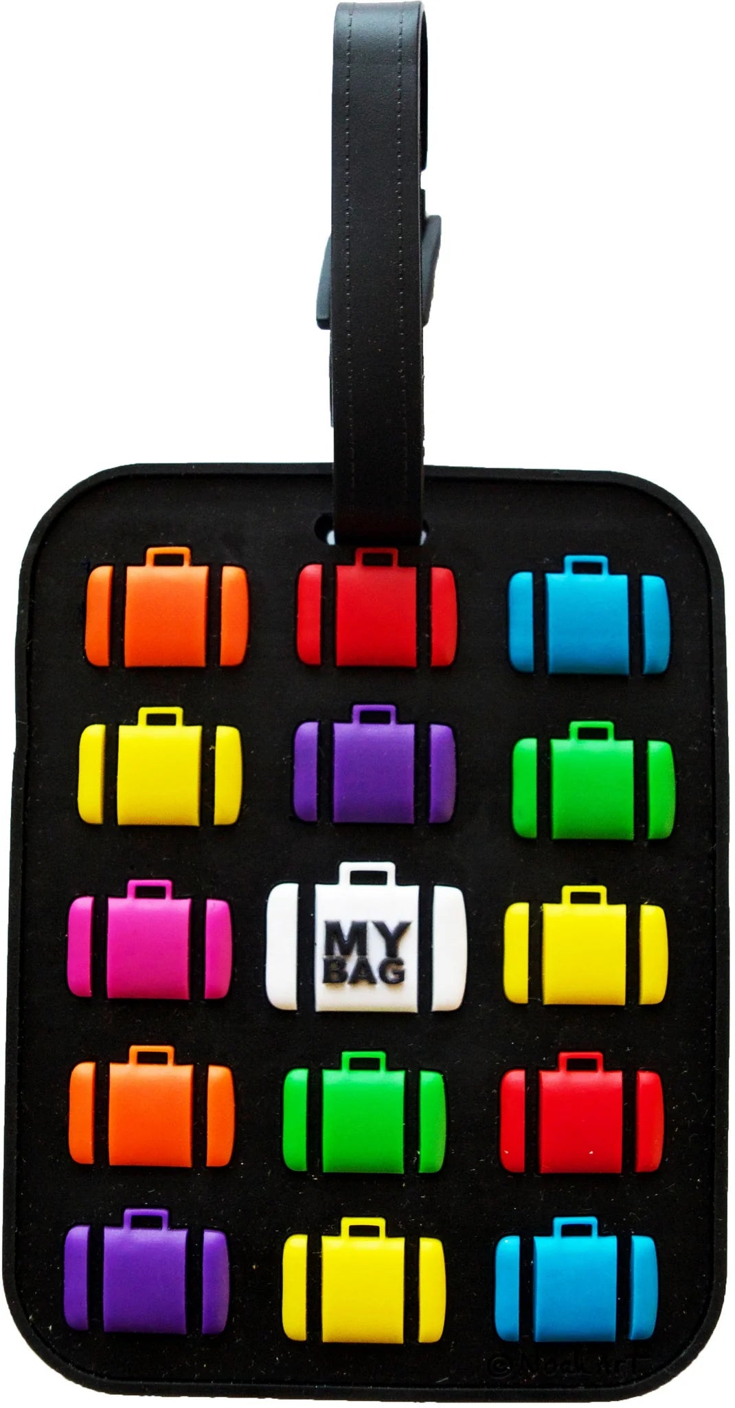 Fifth Avenue Manufacturers Multi Suitcase Black Luggage Tag