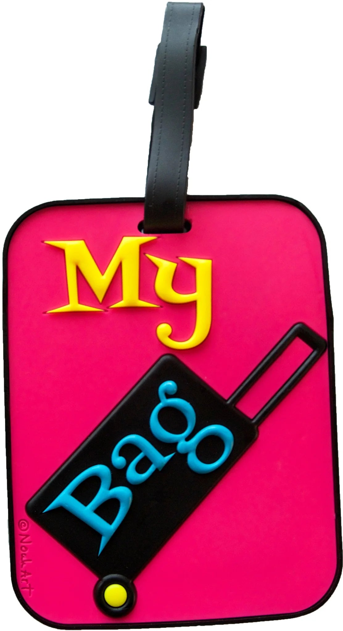 Fifth Avenue Manufacturers Suitcase Pink Luggage Tag