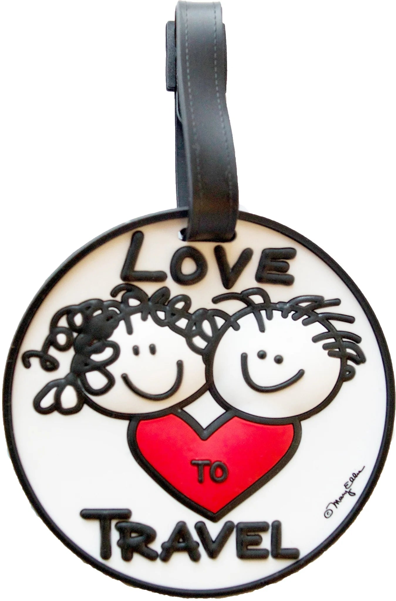 Fifth Avenue Manufacturers Love To Travel Luggage Tag