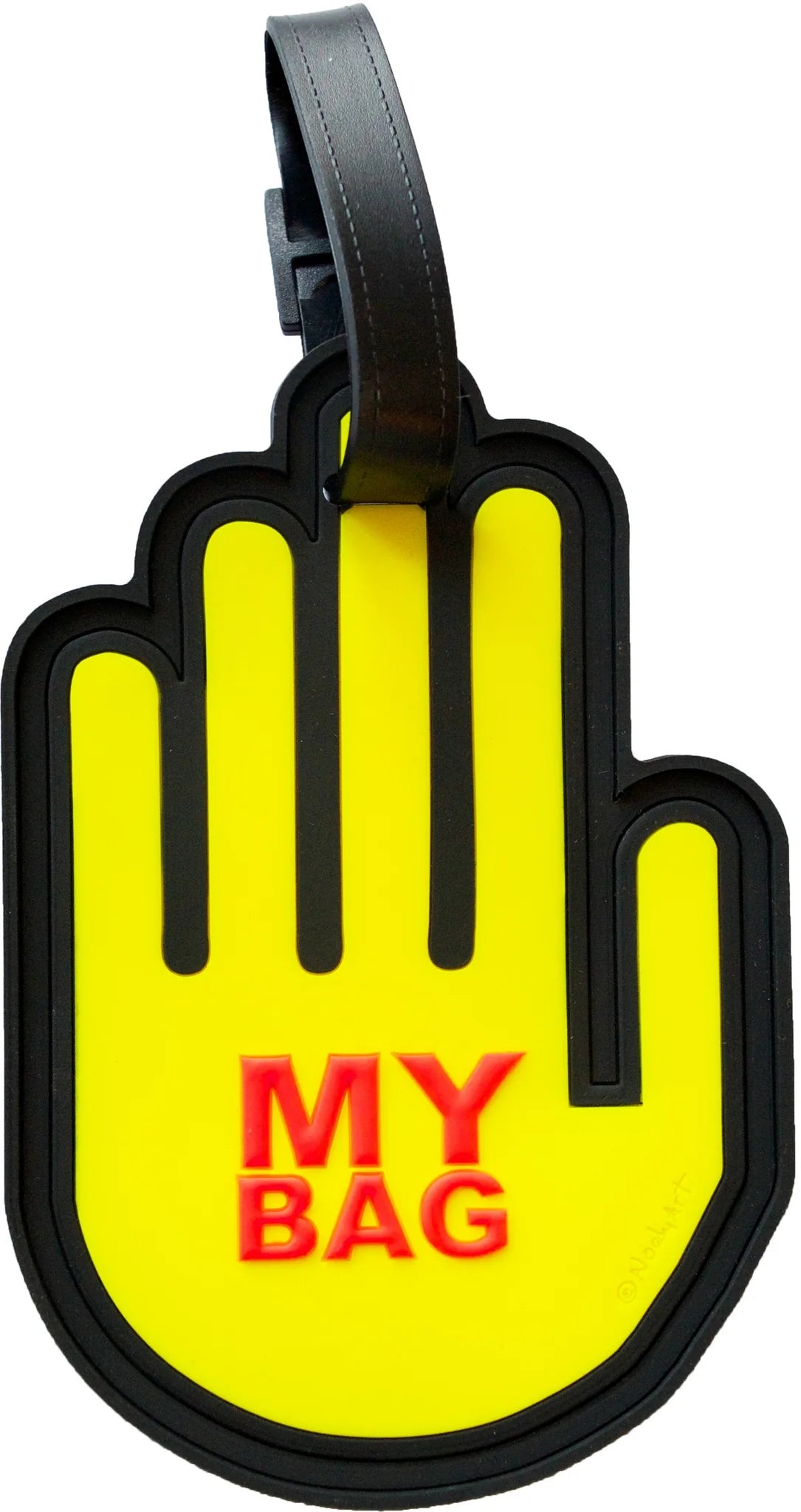 Fifth Avenue Manufacturers Hand Yellow Luggage Tag