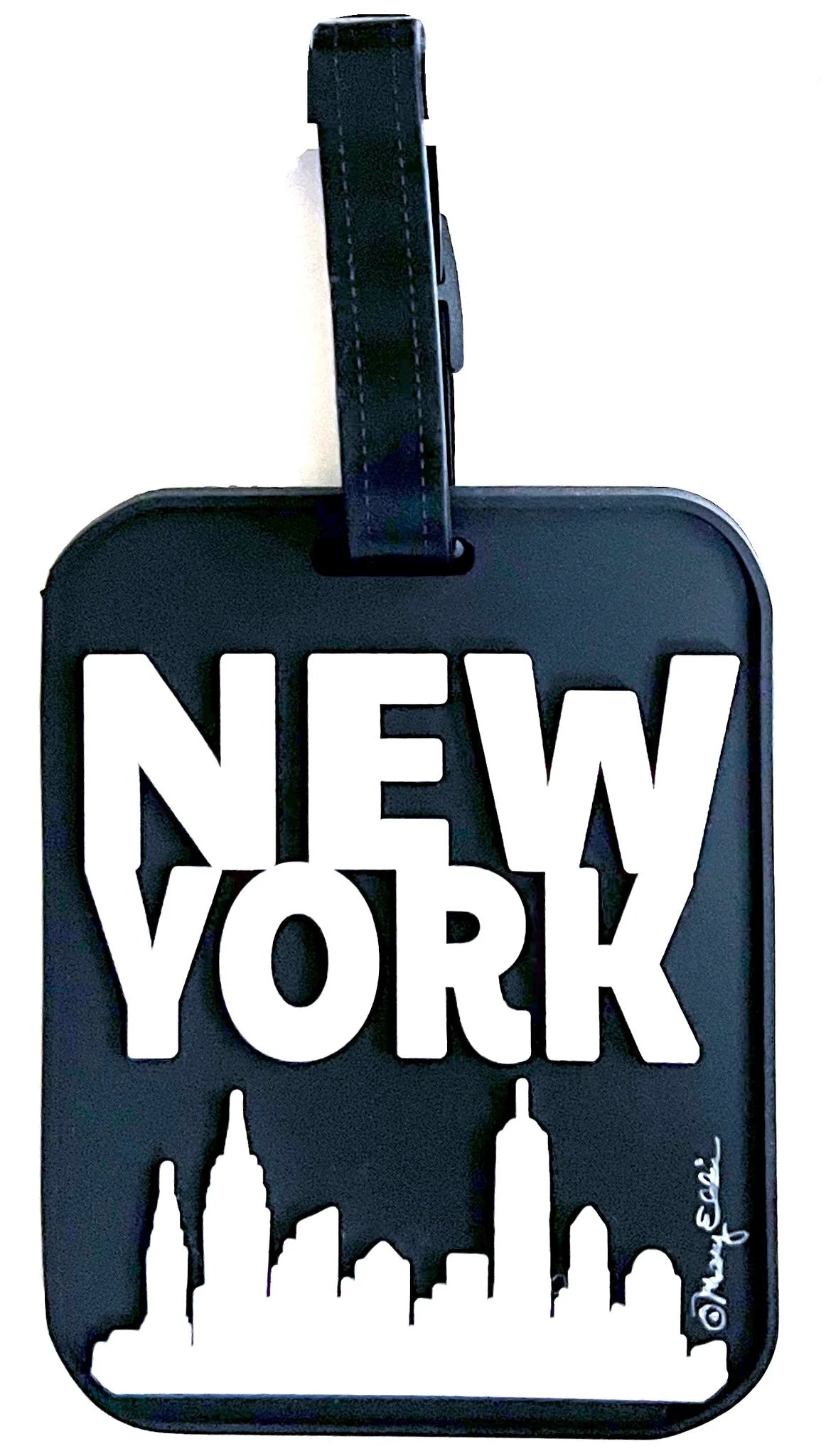 Fifth Avenue Manufacturers New York Graphic Skyline 3-D Luggage Tag