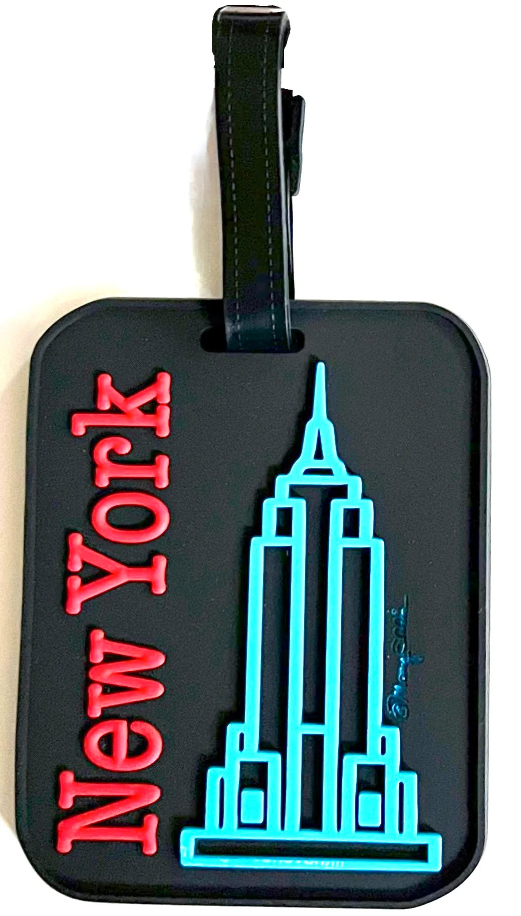Fifth Avenue Manufacturers Empire State Black 3-D Luggage Tag