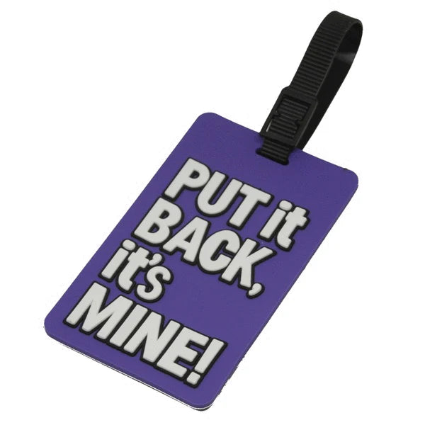 Voltage Valet Luggage Tag/Put It Back