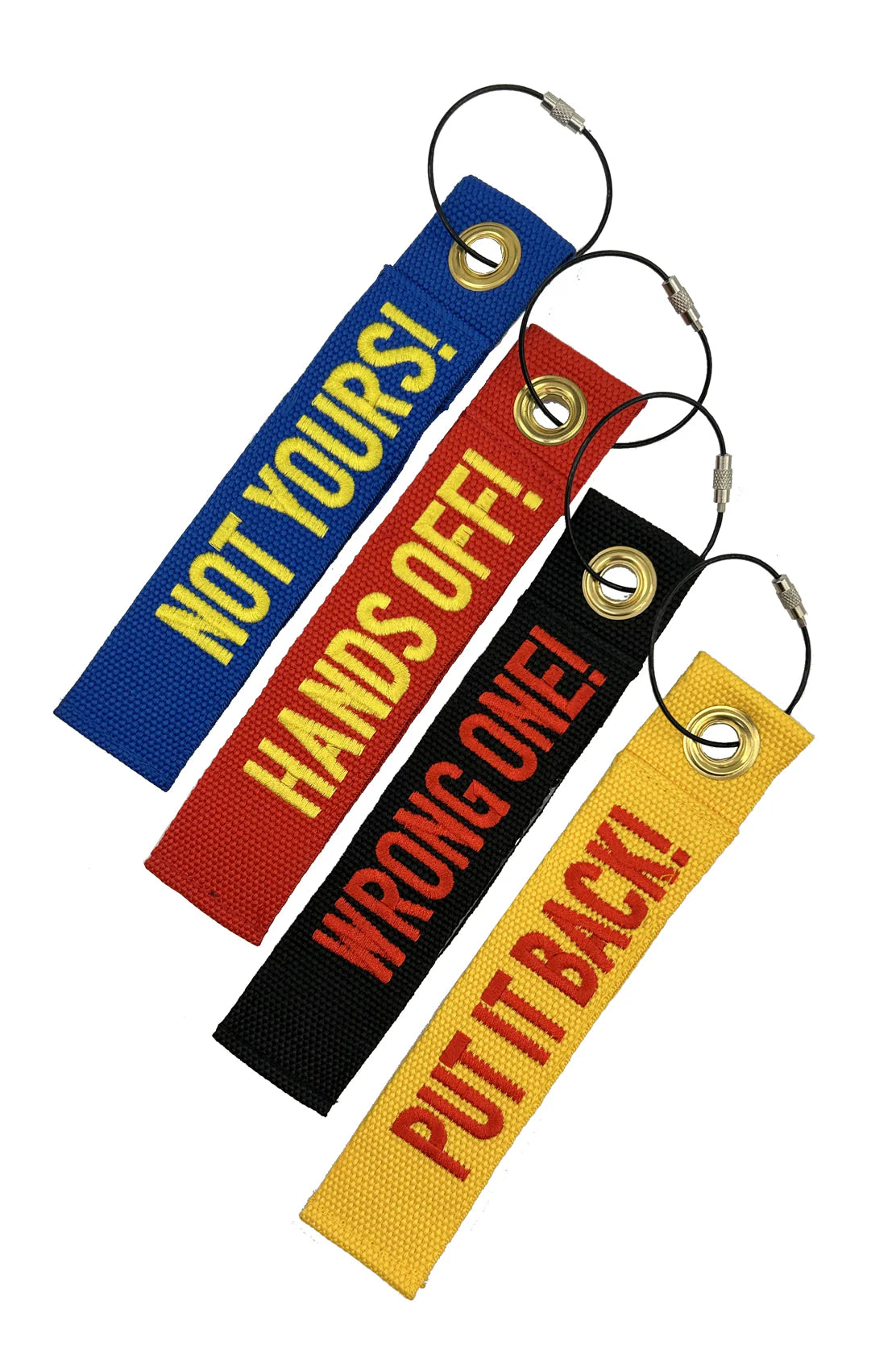 Voltage Valet Cable Attitude Luggage Tag/Not Yours